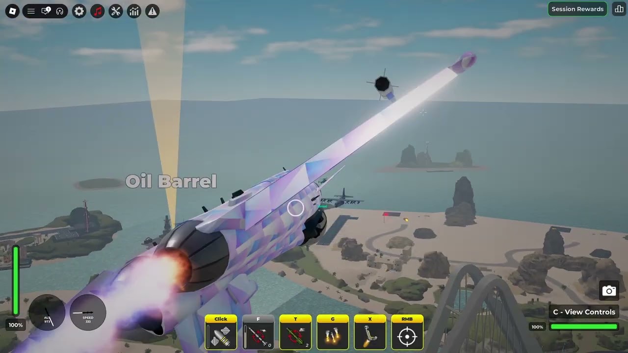 Destroying War Tycoon server ONLY with planes!