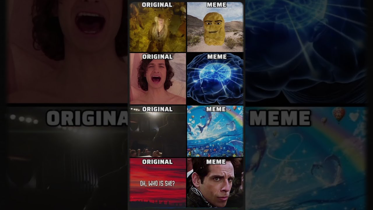 Original Song vs Meme Version 😂🎶