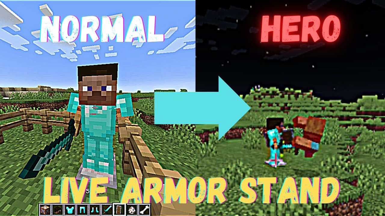 How to make a living armor stand | Minecraft tutorial | Chapter 2 = Friend (Java Edition)