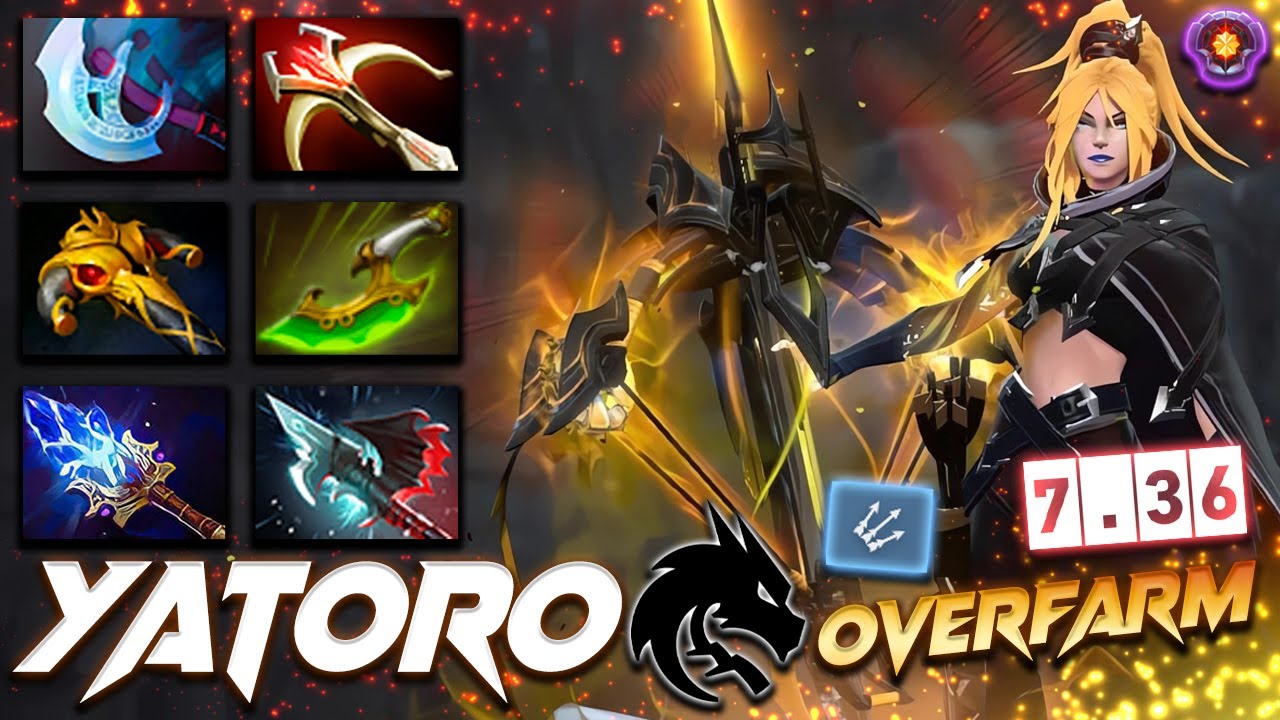 Yatoro Drow Ranger Marksman Overfarm - Dota 2 Pro Gameplay [Watch & Learn]