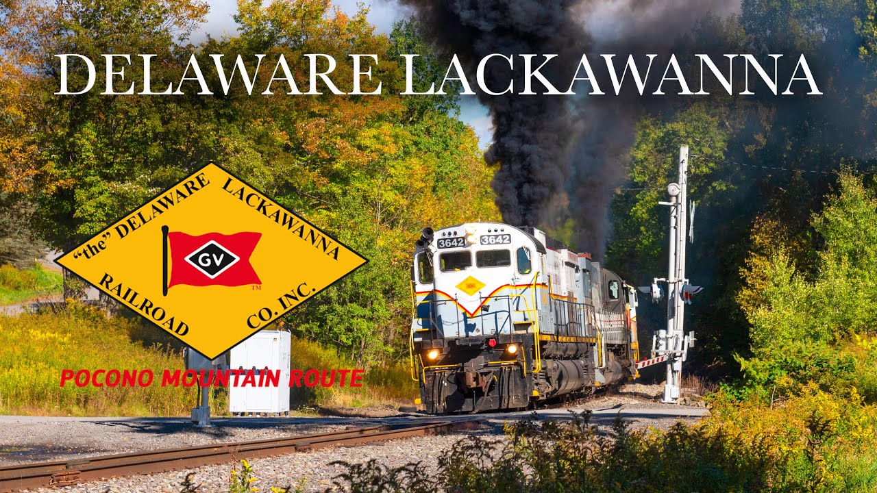 Delaware-Lackawanna Railroad - Pocono Mountain Route - Alco Action