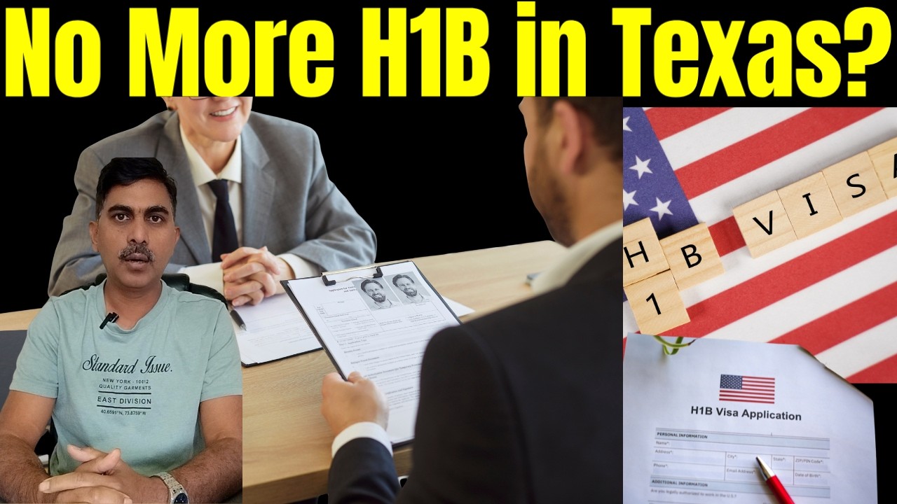No More H1B Visas in Texas This Year? Latest Immigration Update | Texas vs H1B Workers? #h1bvisa