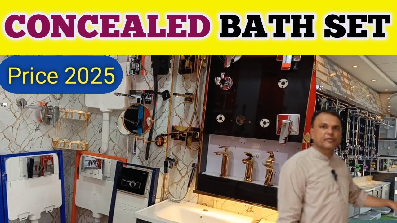 Concealed Shower Set | Gujranwala Wholesale Rate 2025 | Imported Bathroom Fittings