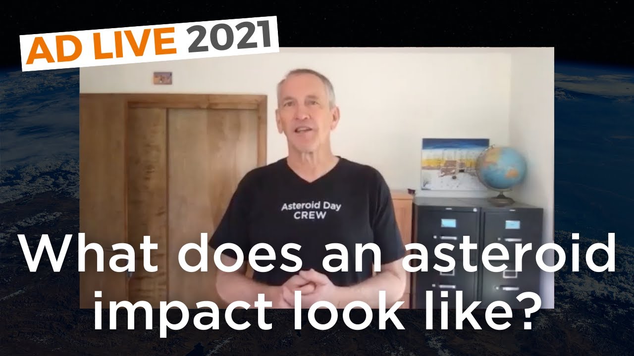 What does an asteroid impact look like?