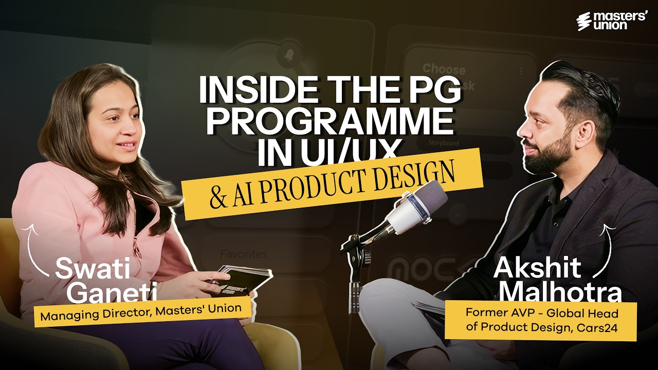 Inside the PG Programme in UI/UX & AI Product Design