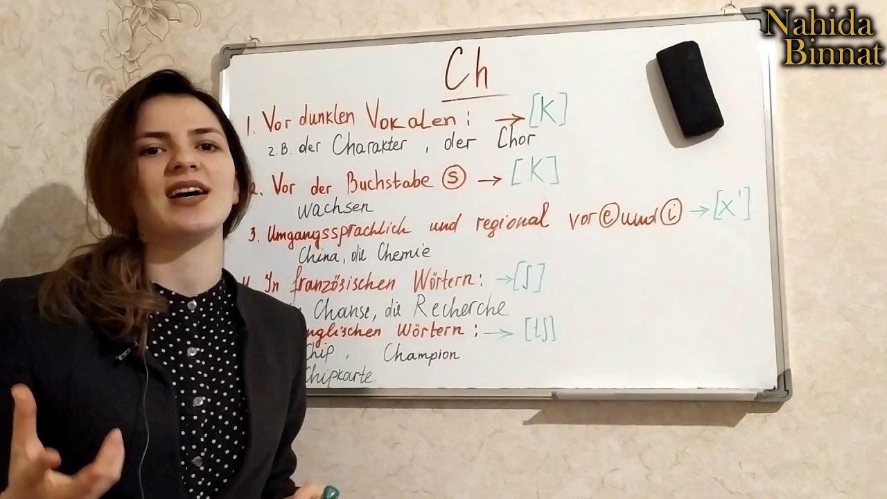 🔴Das deutsche Alphabet-Alman əlifbası 5.Lektion-5.Dərs.CH (A1)