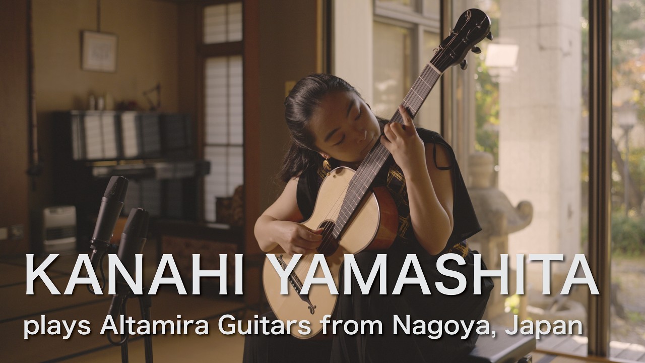 Kanahi Yamashita plays Altamira Guitars from Nagoya, Japan