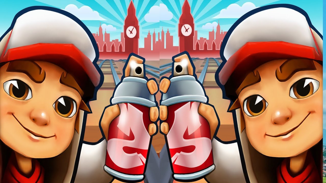 Subway Surfers Atlanta Jake Dark Outfit Fullscreen Gameplay HD