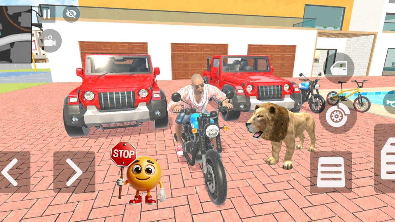 Bihari Bhai order by 3️⃣ jeeps and 3️⃣ Red cars in Indian 🇮🇳Thief Auto Riders simulator!!!! 🎮 #2026