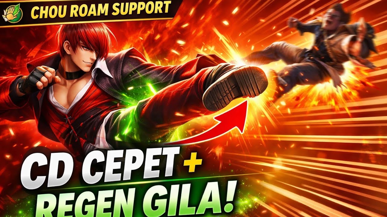 Tutorial CHOU KOF ROAM EMBLEM SUPPORT 😱 CD CEPET + REGEN DERES, NENDANG GAK ADA MATI!