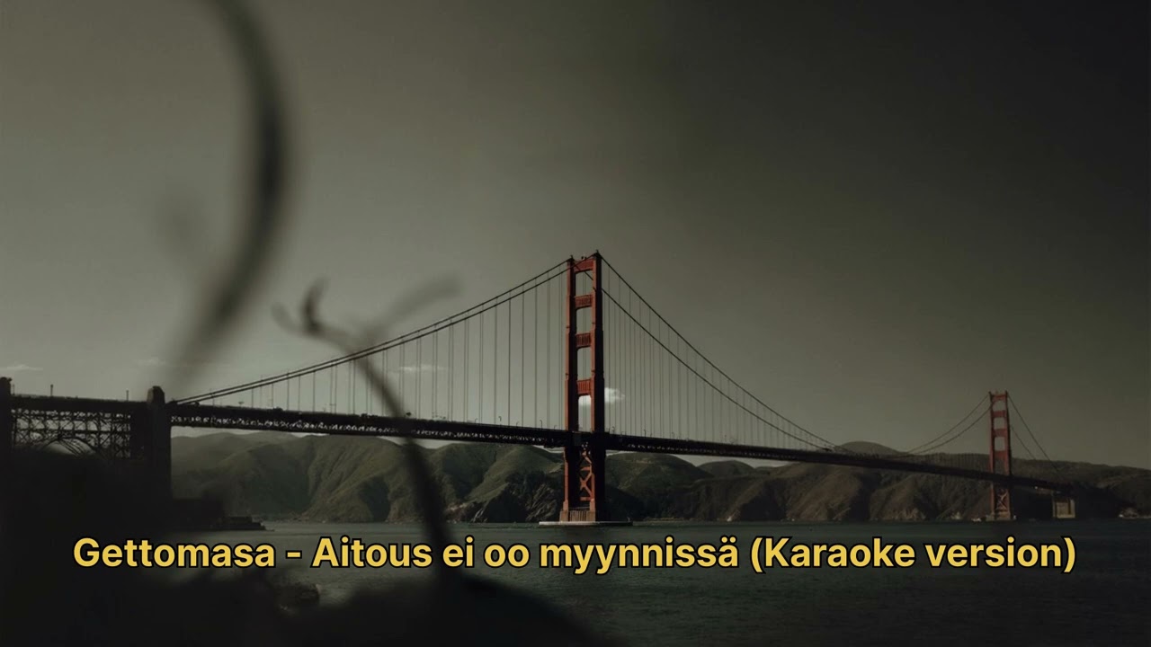Gettomasa - Aitous ei oo myynnissä (karaoke version)