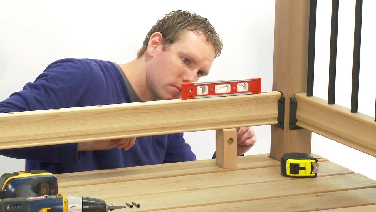 How to Install a Rail Simple Traditional Deck Railing Kit