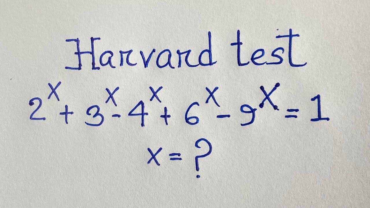 Подсказки для прохождения вступительного собеседования в Гарвардский университет :X=?