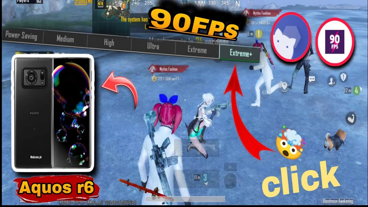 HOW TO ENABLE 90 fps IN AQUOS R6/R3/R2/R7 in pubg mobile 3.4