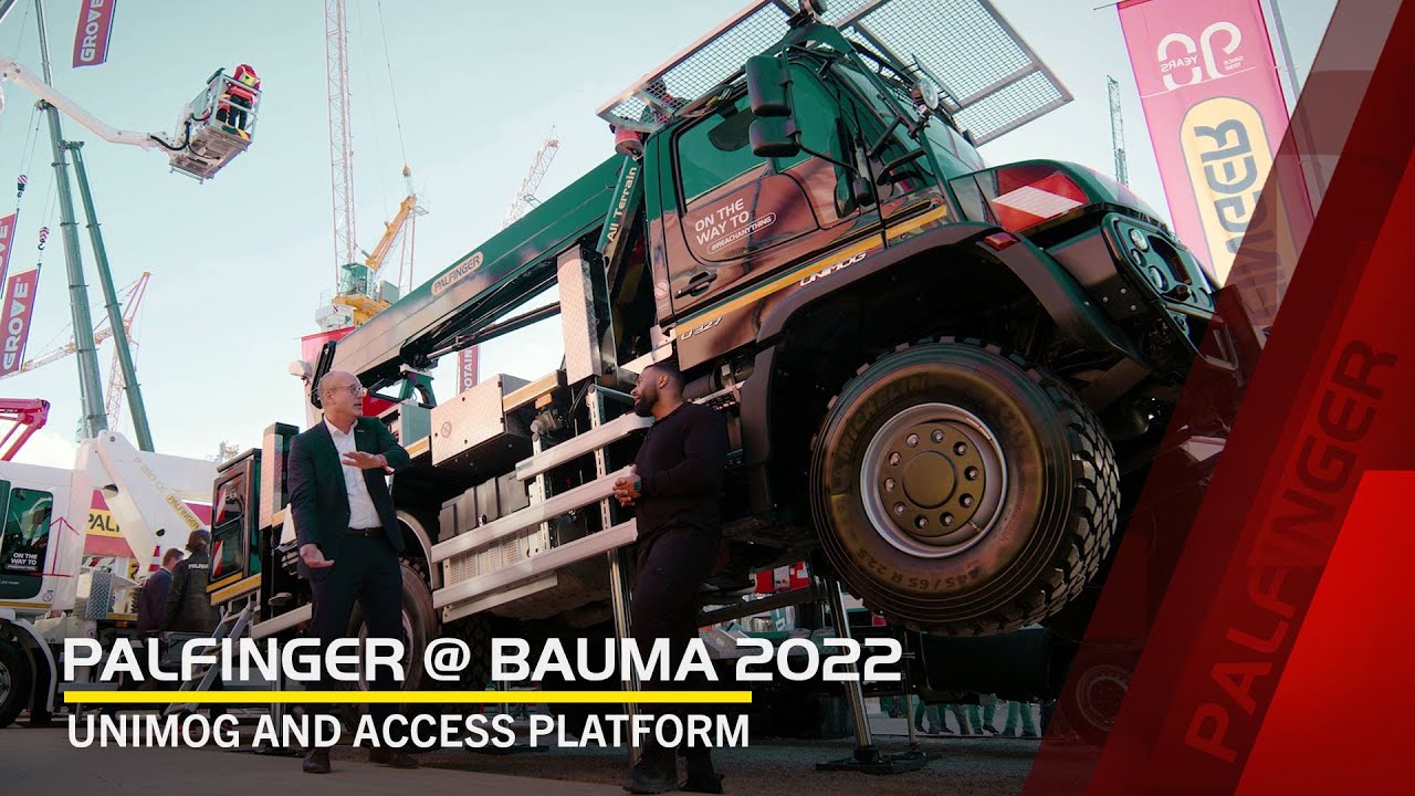 PALFINGER @ bauma 2022 - Unimog and Access Platforms