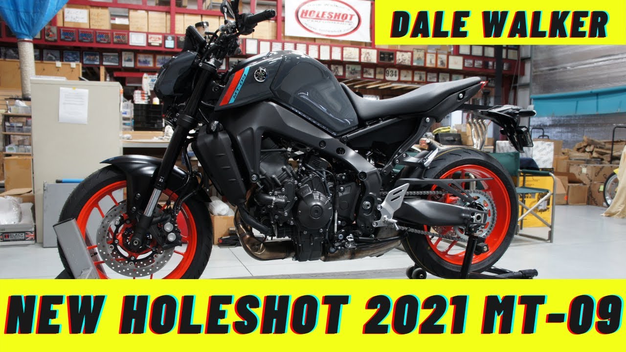 New 2021 Yamaha MT 09  Dale Walker Holeshot