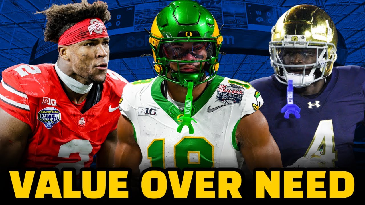 LA Rams NFL Mock Draft Monday #3 (TUESDAY EDITION) | JE LIVE