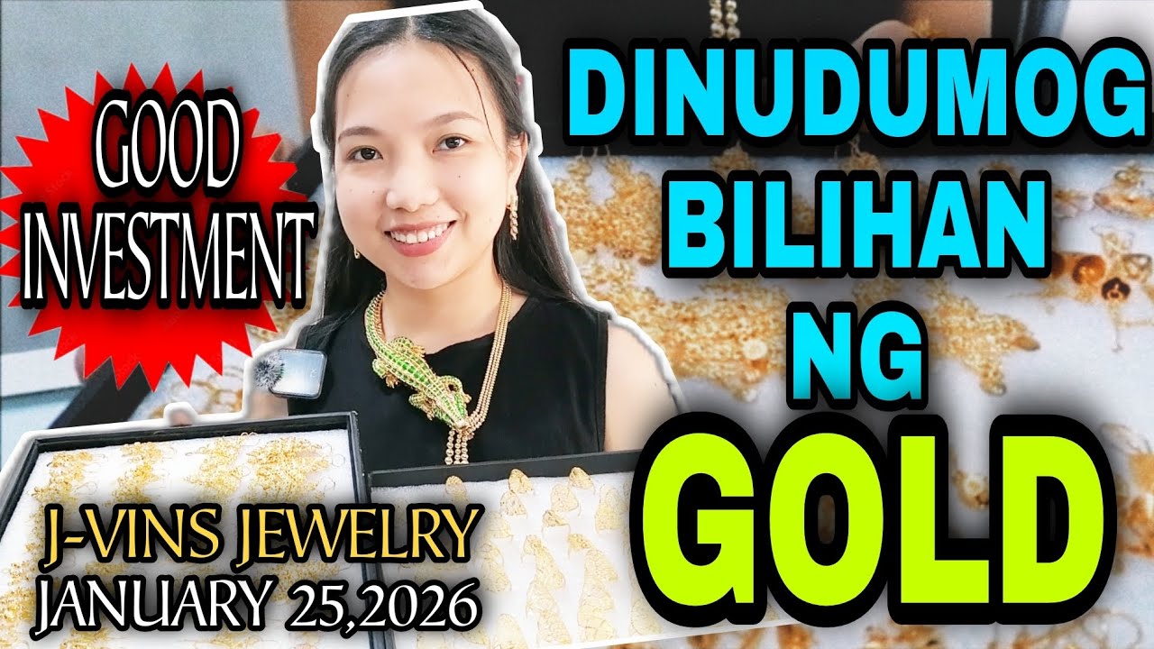 DINUDUMOG BILIHAN NG GOLD | J-VINS JEWELRY | JANUARY 25,2026 #jewelry #18kgold #gold #trendingshorts