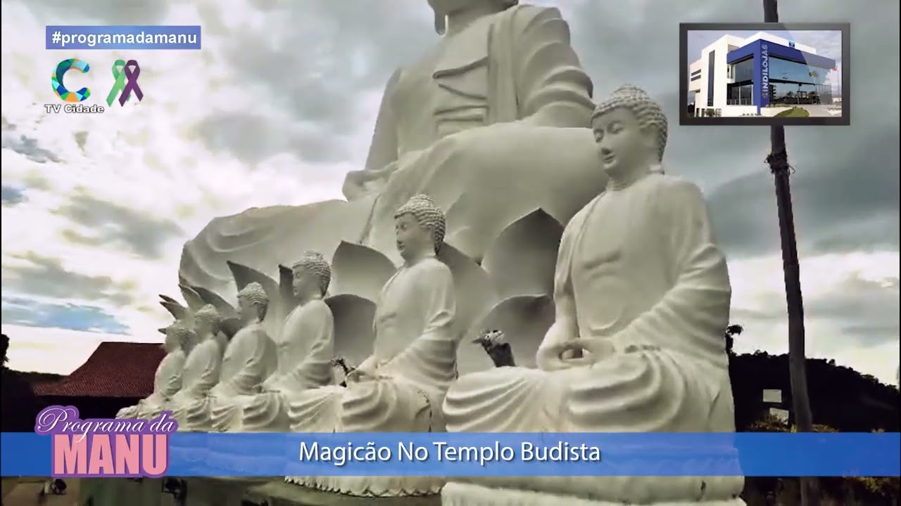 Magicão No Templo Budista - No Programa da Manu