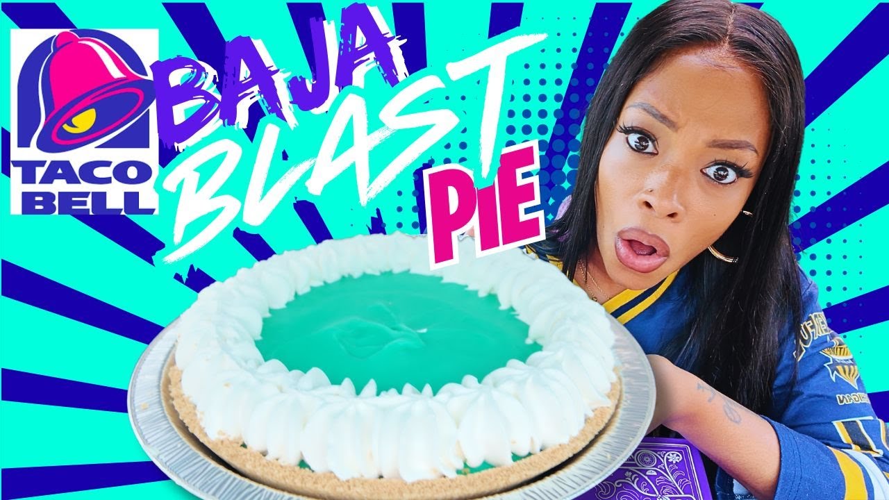 Новый пирог Mountain Dew Baja Blast от Taco Bell 