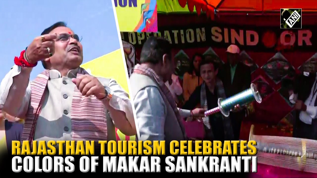 Makar Sankranti kite festival dazzles Jaipur as tourists gather at Jal Mahal with cultural shows