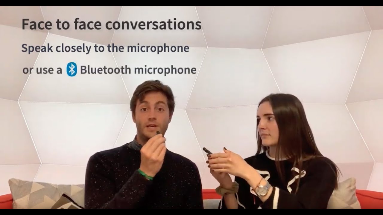 How to use Ava? The accessibility mobile app for deaf and hard-of-hearing people.
