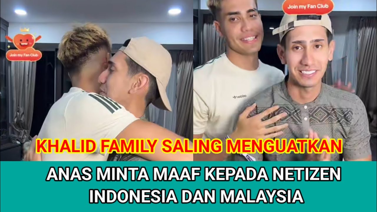 LIVE ANAS MINTA MAAF KEPADA BABA DAN MAMA ROS SERTA NETIZEN#aisarkhaled #trending #viral