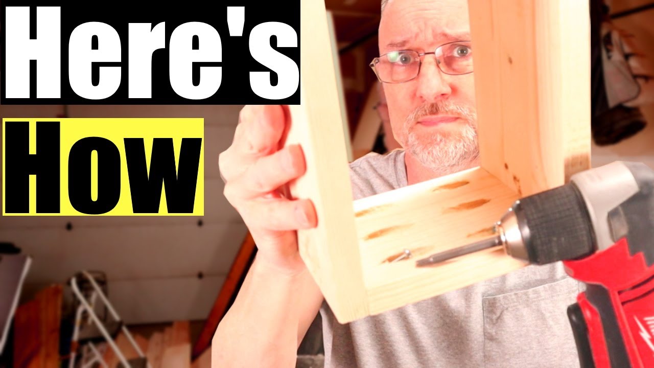 How to Drive Pocket Hole Screws in a Tight Space