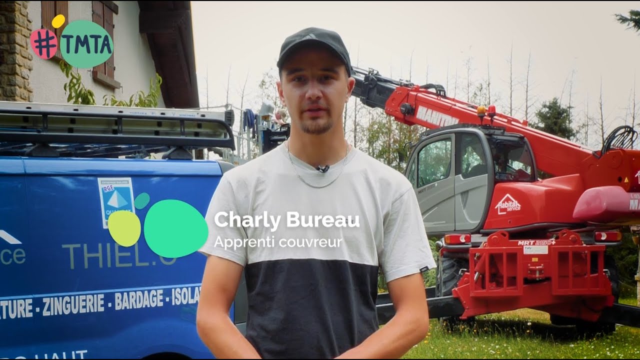 Charly Bureau, apprenti couvreur