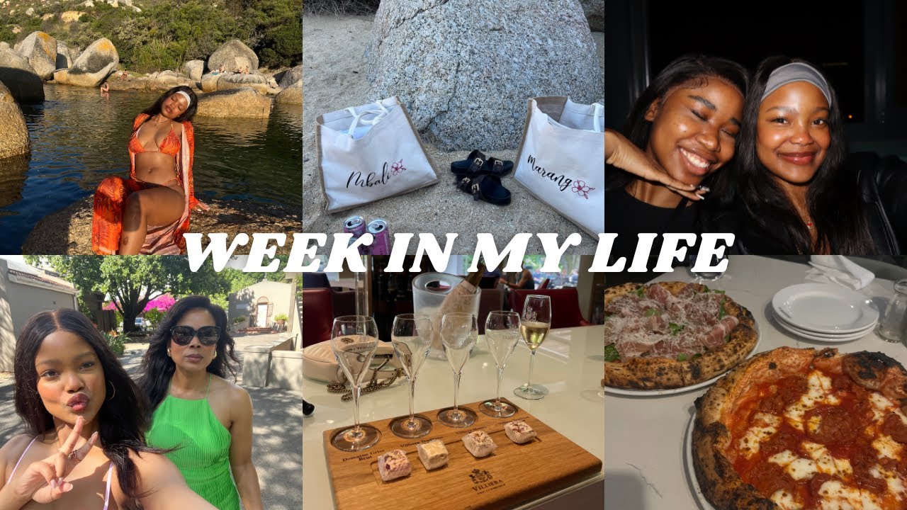 Spend the week with me: Cape Town beaches, dinner, & wine farms (as per usual)☀️🍴🍷