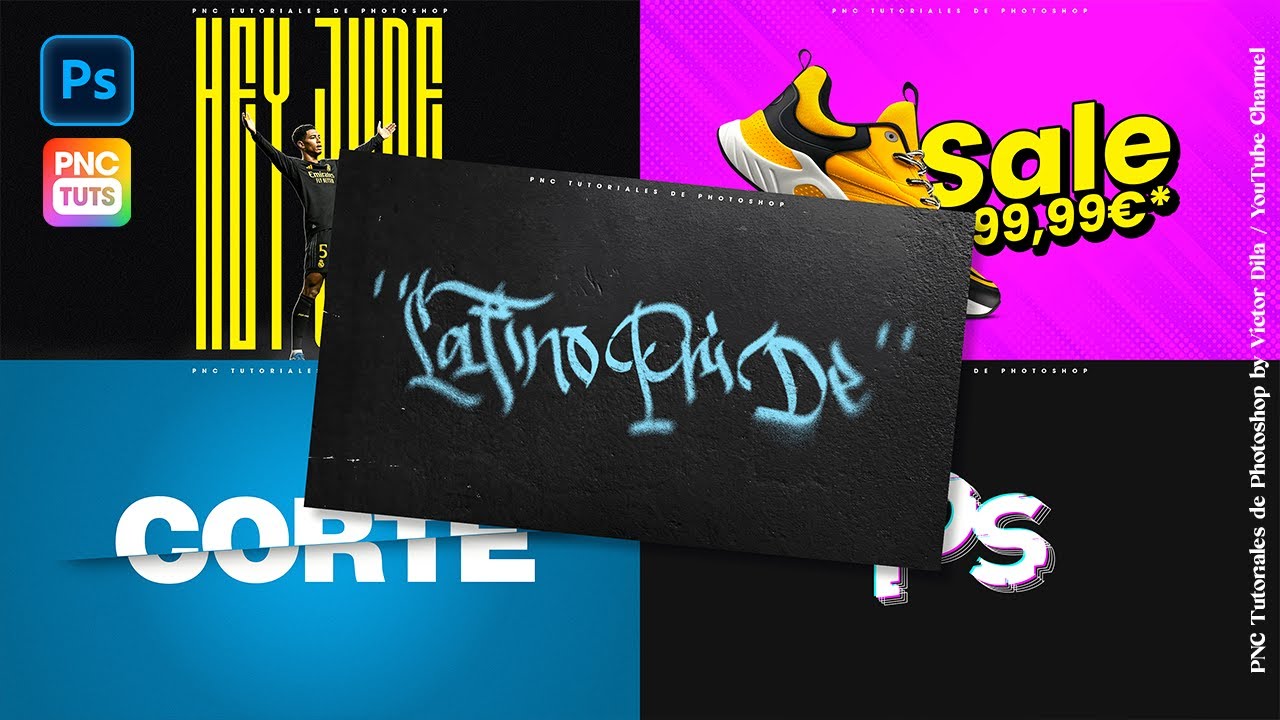 &iexcl;5 Sencillos Efectos de Texto en Photoshop! - Part.2