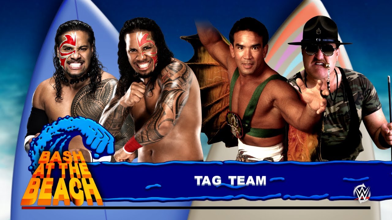 WWE 2K16 - The Usos vs. Ricky Steamboat & Sgt. Slaughter