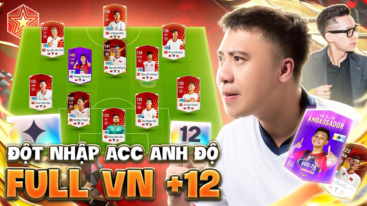 Vodka Quang | Đột nhập acc anh Độ Mixi & cầm trên tay đội hình full team VN +12 bá chủ rank Việt