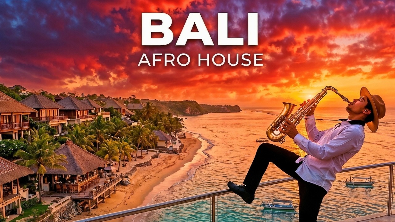 Bali Sunset 🌅 Afro House Summer Mix | Relaxing Chill Vibes & Deep Emotional Sax