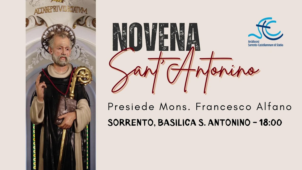 Novena di Sant'Antonino Patrono dell'Arcidiocesi