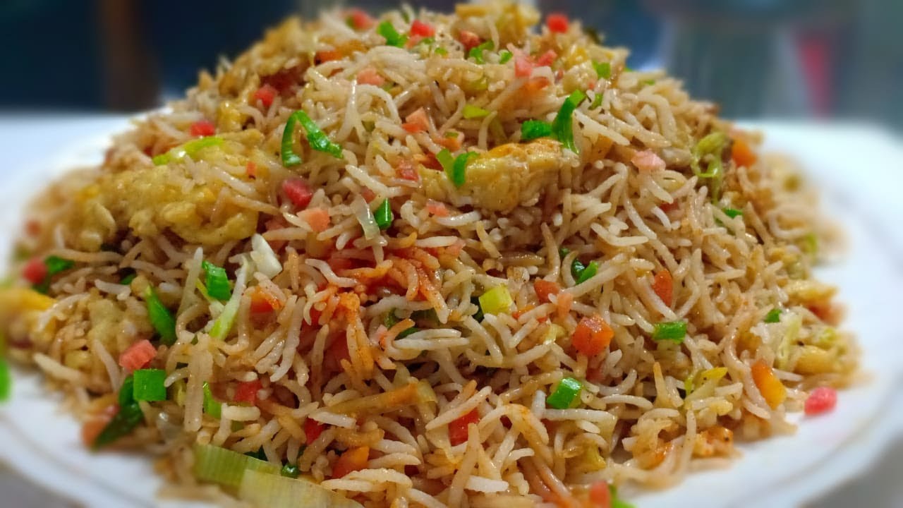 Tasty And Quick Egg Fried Rice | Restaurant Style Egg Fried Rice | Cookwithlubna
