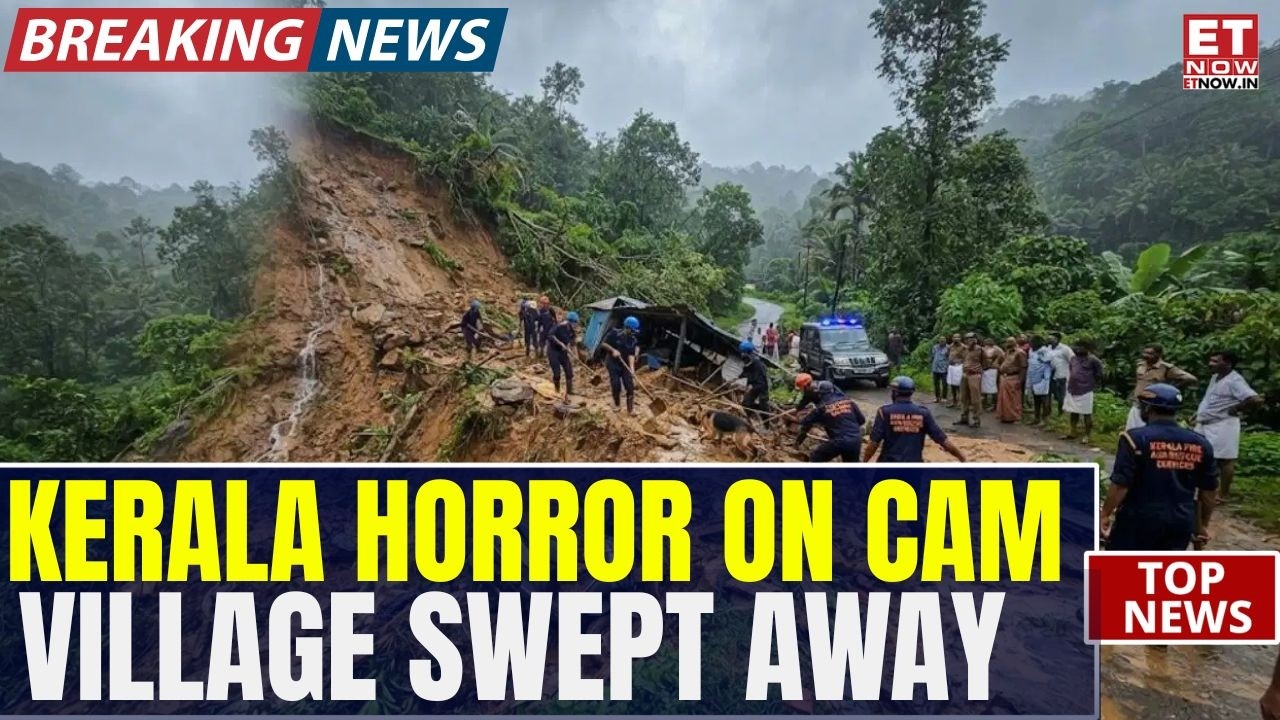 Kerala Landslide Disaster: Terrifying Footage Shows Homes Buried As Idukki Battles Rain Fury