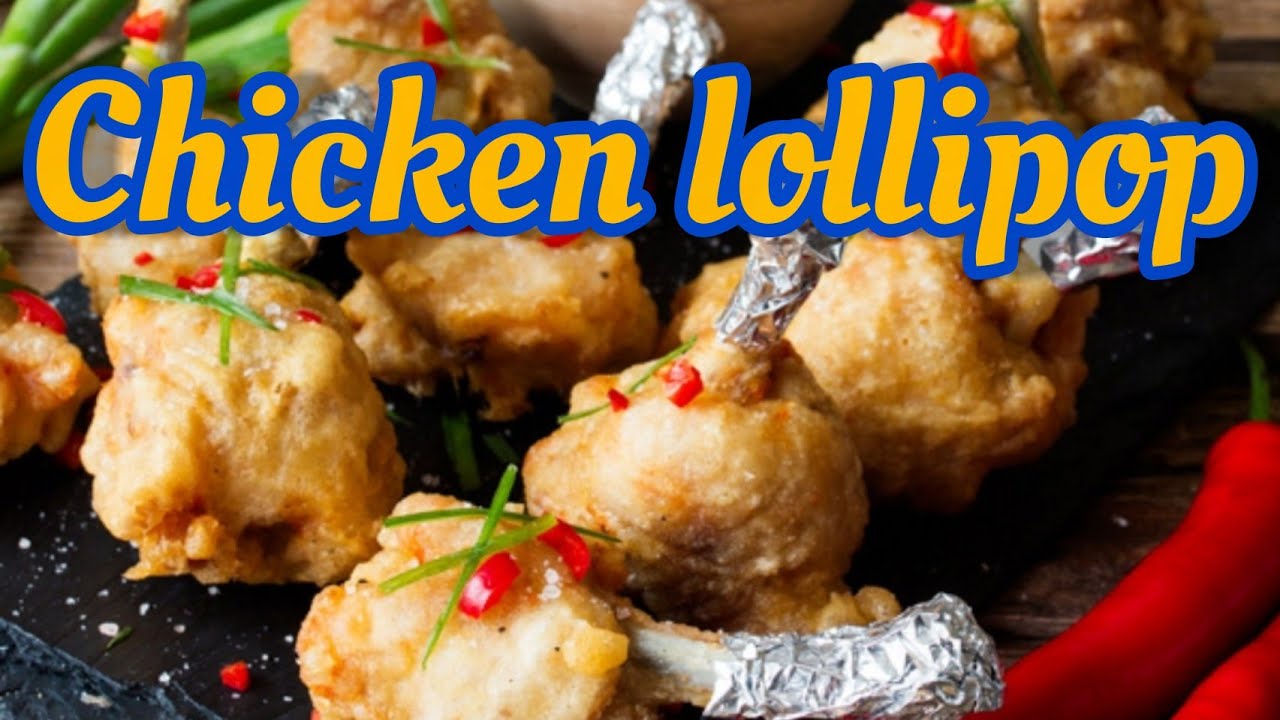 Aromatic,Crunchy Chicken Wings Lollipop||How to make chicken wings lollipop