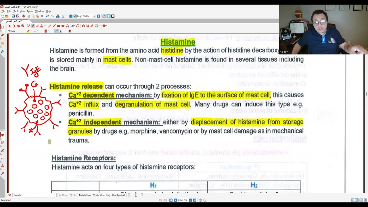 DR TA7: AUTACOIDS PHARMACOLOGY 1 (MED SCHOOL NOT USMLE)
