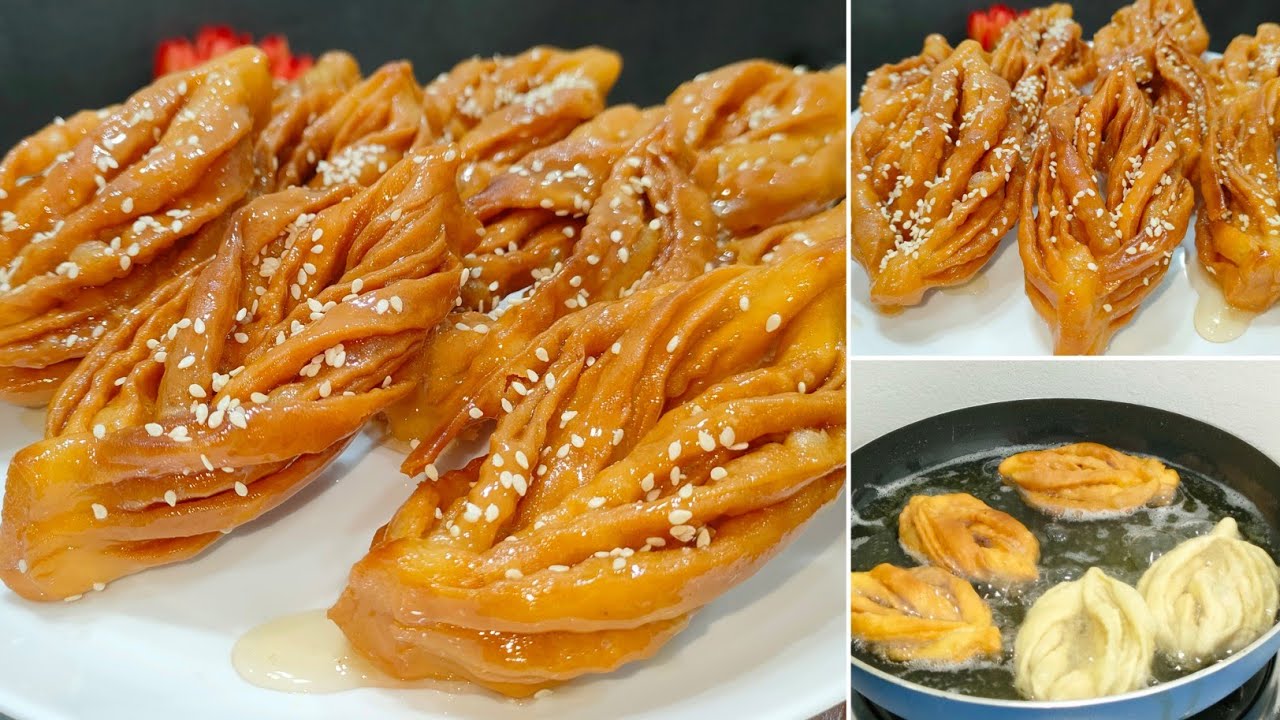 ڨريوش معسل للقلب ويذوب في الفم..بدون آلة توريق مورق خفيف و مقرمش ويخرج كمية كبيرة وصفة تستحق التجربة
