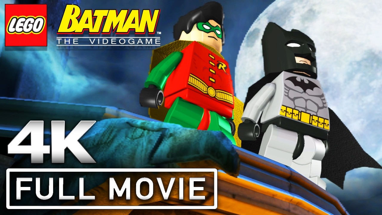 LEGO BATMAN THE VIDEOGAME All Cutscenes (Chronological Order) Full Game Movie 4K 60FPS Ultra HD