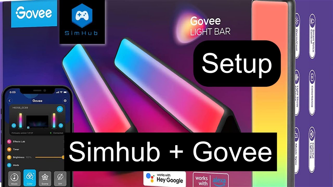 Govee Lights с SIMHUB — полная настройка.