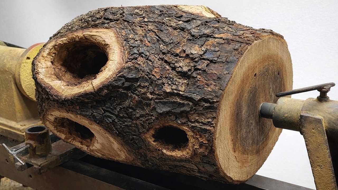 A Masterpiece From nature A rough log is Transformed into a Masterpiece by The hands of the Artisan