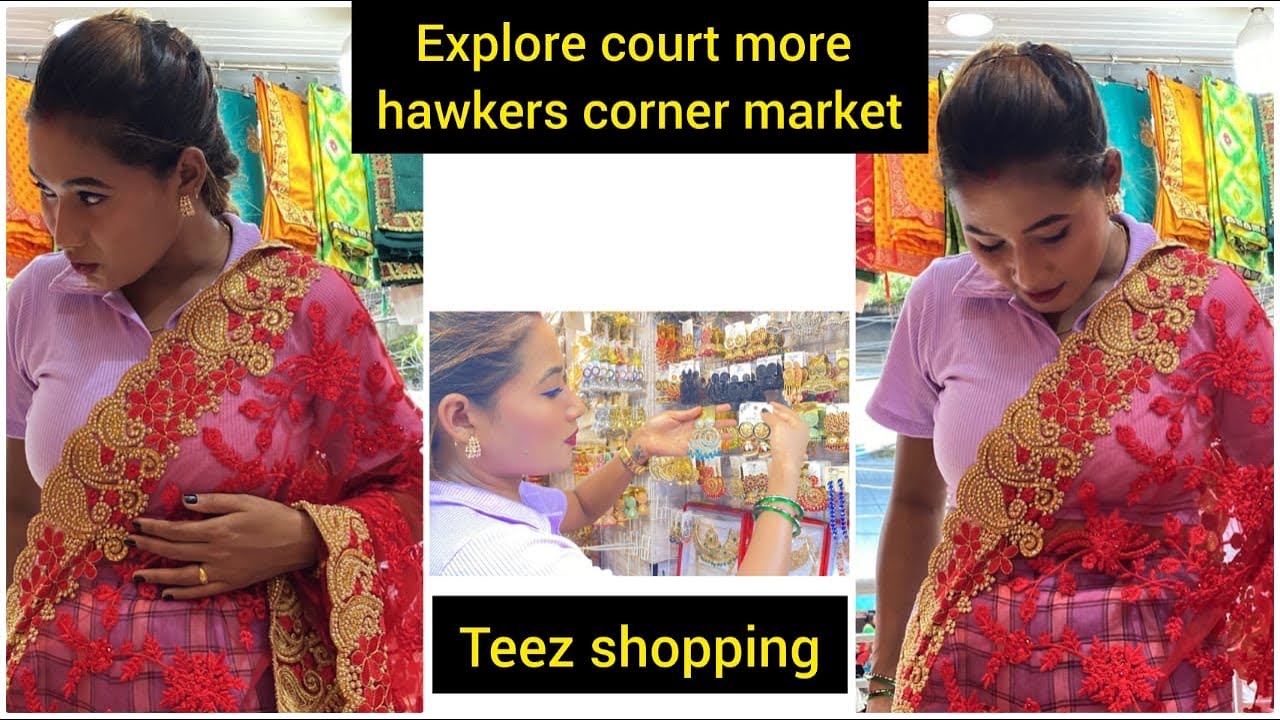 Explore Siliguri Court More Hawkers corner market(teez shopping vlog)