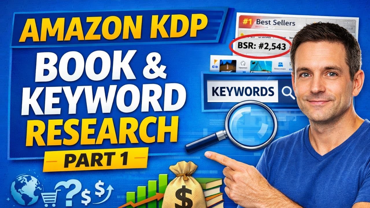 FULL VIDEO ON BOOK AND KEYWORD RESEARCH FOR AMAZON KDP - PART 1