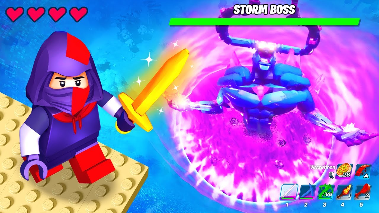 Ich Besiege den *NEUEN* LEGO Fortnite STURM KÖNIG? 🤯 (Krasses Update)