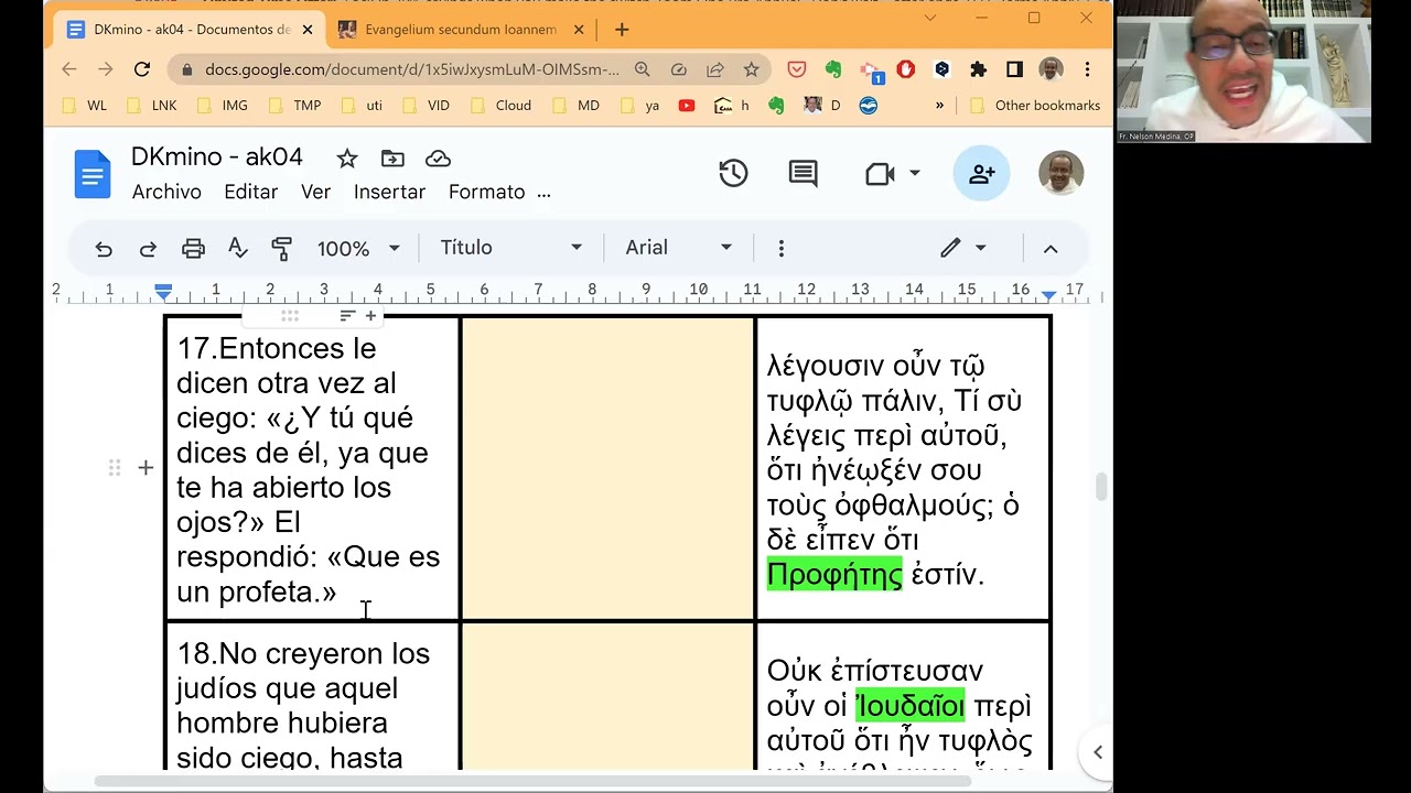 Exégesis Simple para el Domingo IV de Cuaresma, ciclo A (DKmino 099)