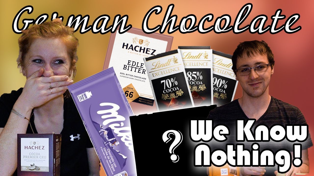 We are BLIND TASTE-TESTING GERMAN CHOCOLATE! | Funniest video EVER!
