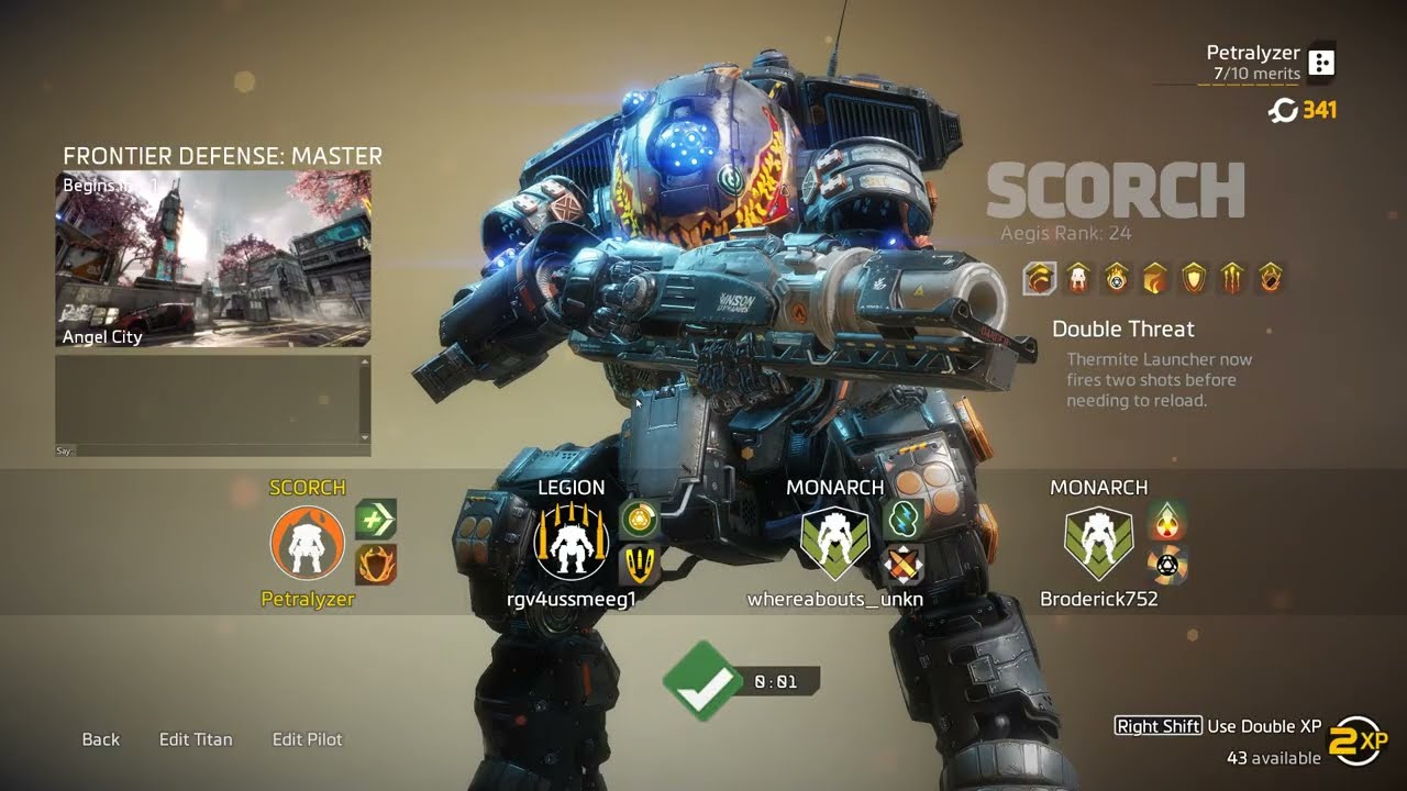 Scorch toasts titans on Angel City (MASTER) | Titanfall 2 | Frontier Defense