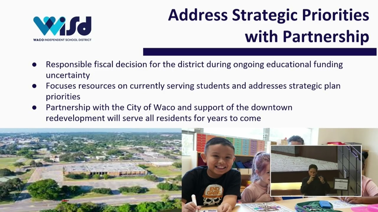Waco ISD/ City of Waco Joint School Board Meeting Oct  7, 2025